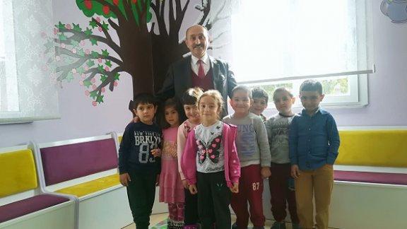İlçe Milli Eğitim Müdürümüz Sayın Konuralp USTA Ali Ağaoğlu Anaokulunu Ziyaret Etti